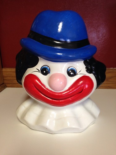 Clown piggy bank - clown, with
