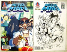 NEW Archie MEGA MAN Comic # 9 Reg & SKETCH Variant DR. WILY 1st Print CAPCOM