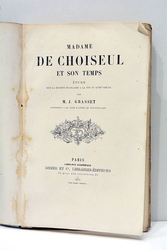 Madame choiseul son - de,
