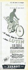 PUBLICITE ADVERTISING 016  1955  TERROT  cyclomoteur  Lutin