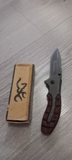vend couteau pliant manche en bois browning x47