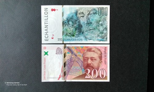 Billet banque 200fr - billet,