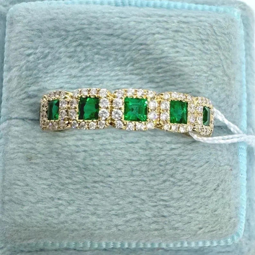 Bague fiançailles asscher - bague,