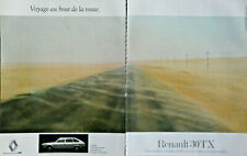 PUBLICITÉ DE PRESSE 1979 RENAULT 30 TX LA SEULE V6 YTACTION AVANT