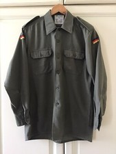 Chemise Militaire Allemande Vintage Schwarz Sulzbach