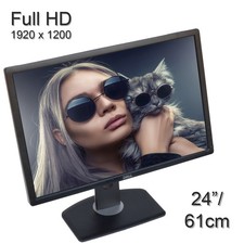 Dell 24 " 61cm Écran U2412Mb Avec Pied 1920x1200p Full HD Eips Panneau Noir