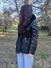 Manteau cuir femme taille L