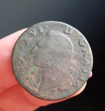 L11102 Louis XVI sol 1791 K bordeaux pièce de monnaie royale royal french 