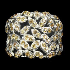 Bague En Argent Sterling 925 Saphir Rond Taille De Diamant Pierre Précieuse 7,5