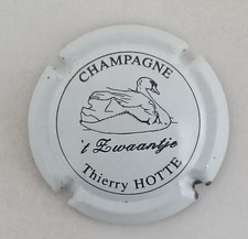 capsule champagne HOTTE thierry cuvée belge n°16 blanc et noir