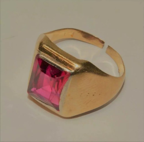 Vintage solide 14k bague - solide,