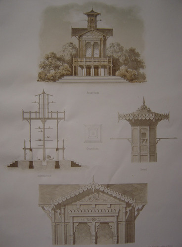 Lithographie une volière - d'une,