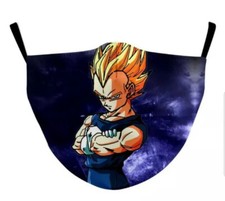 Masque dragon ball z textile Lavable reglable Réutilisable enfant