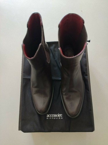 Boots cuir accessoire - en,