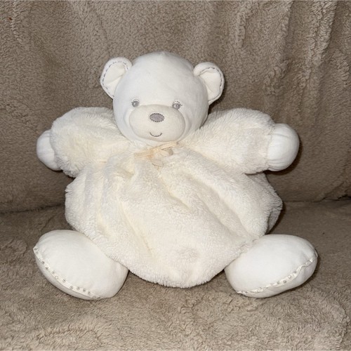 Kaloo doudou plat ours - , blanc