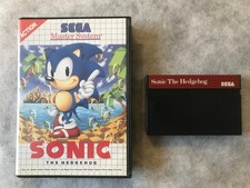 JEU SEGA MASTER SYSTEM SONIC THE HEDGEHOG EN BOITE TESTE