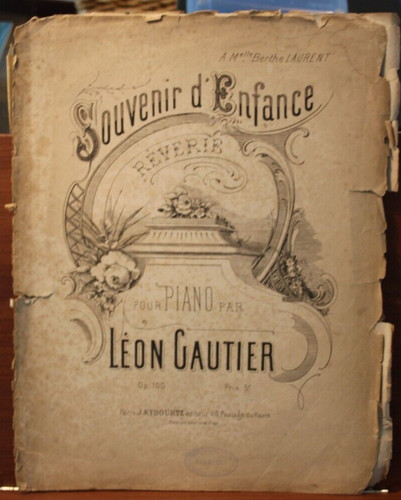 Partition piano 1900 - partition,