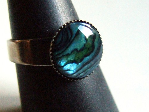 Bague artisanale ormeau - artisanale, en