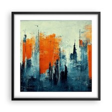 Affiche Poster 50x50cm Tableaux Image Photo Abstraction Morceau Industriel Art