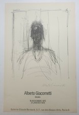Dessins	Alberto Giacometti 1976 Affiche Originale