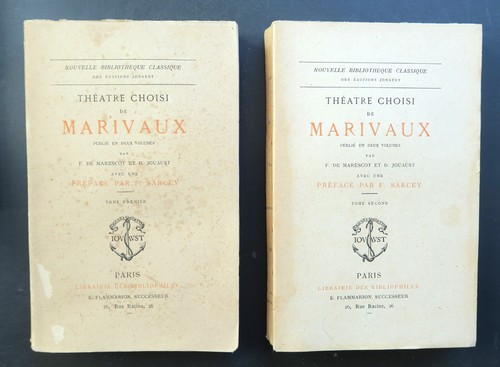 Marivaux theatre choisi 2 - theatre,