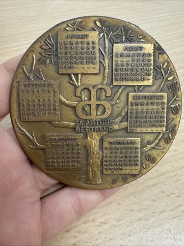 Médaille calendrier 1974 - médaille,