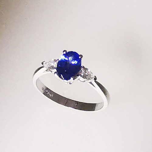 Bague blanc 750 1000 - or, 750/1000