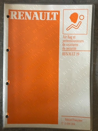 Manuel atelier renault 19 - manuel,