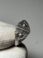 Bague En Argent À décor Ethnique 