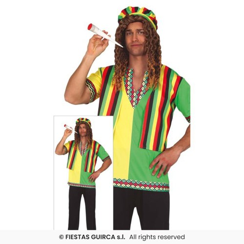 Déguisement jamaïcain homme - déguisement,