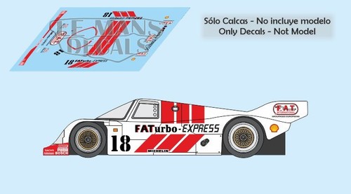 Autocollants porsche 962 - autocollants,