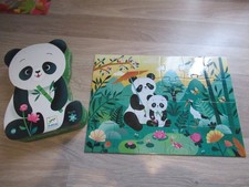 Puzzle Panda 24 pièces Djeco avec sa boite