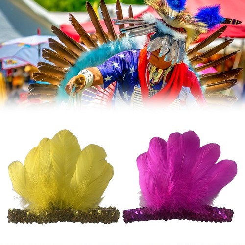 Serre tête plumes - serre-tête,