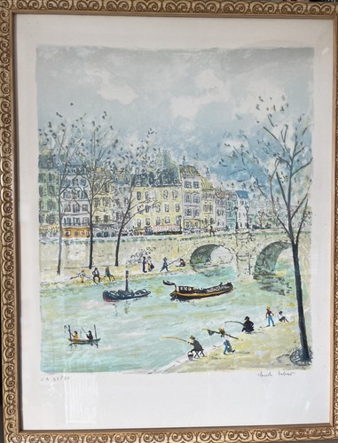 Lithographie paysage - lithographie,