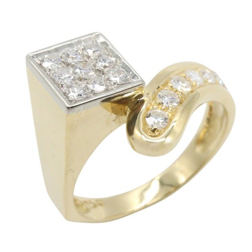 Bijoux bague diamant - diamant, jaune