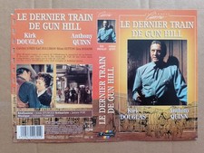 JAQUETTE VHS - LE DERNIER TRAIN DE GUN HILL - VHS SLEEVE - KIRK DOUGLAS