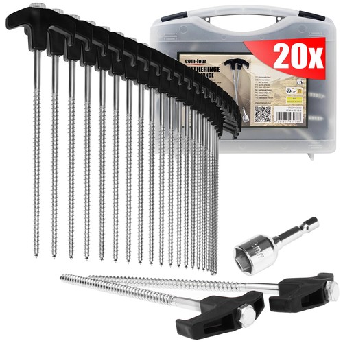 20x piquets tente - de, acier