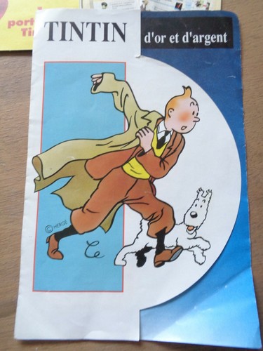 Tintin milou dépliant - milou,