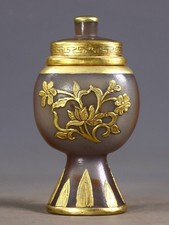 5,4 "cuivre doré incrustation