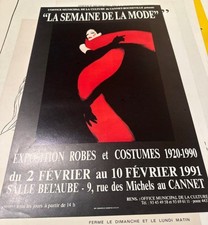 René Gruau, Rare Lot De 2 Affiches Orignales D'exposition 