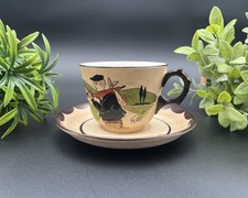 Tasse et sous-tasse basques signé Gaitaud R. Saint-Jean-de-Luz-637005