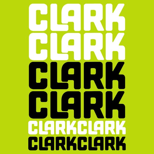 Clark autocollant sticker - clark,