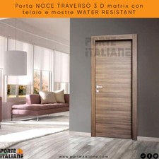 Porte NOCE TRAVERSO 3 D Matrix