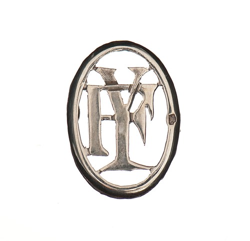 Monogramme lettre argent - monogramme, fy