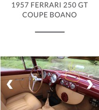 Ferrari 250 Gt Coupé Boano Cendrier Vintage