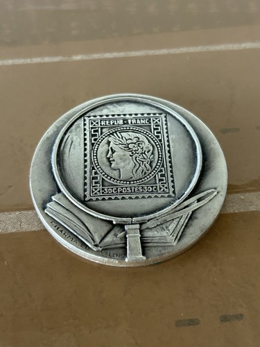 Médaille bronze argenté - médaille,