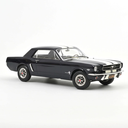 Ford mustang coupé 1966 bleu - coupé,