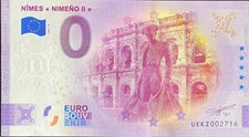 BILLET 0  EURO NIMES NIMENO II CORRIDA ANNIVERSARY  FRANCE  2021 NUMERO DIVERS  