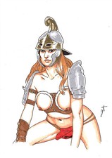 DESSIN ORIGINAL COULEUR D'UNE