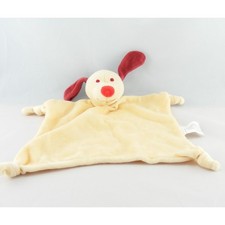 Doudou plat chien orange